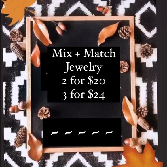 Bronze Neutral Hematite Cross Jewelry Set - Picture 4 of 11